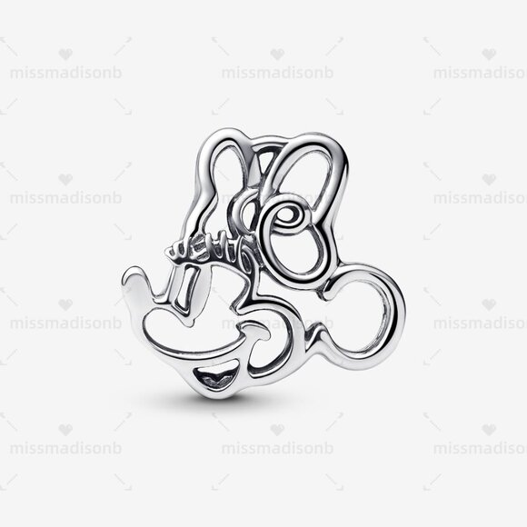 Pandora Disney Minnie Mouse Openwork Charm - Picture 1 of 6